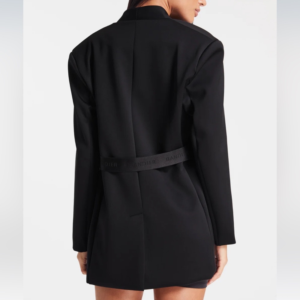 NWT BANDIER Sport Logo Blazer IN BLACK - size XL and XXL available